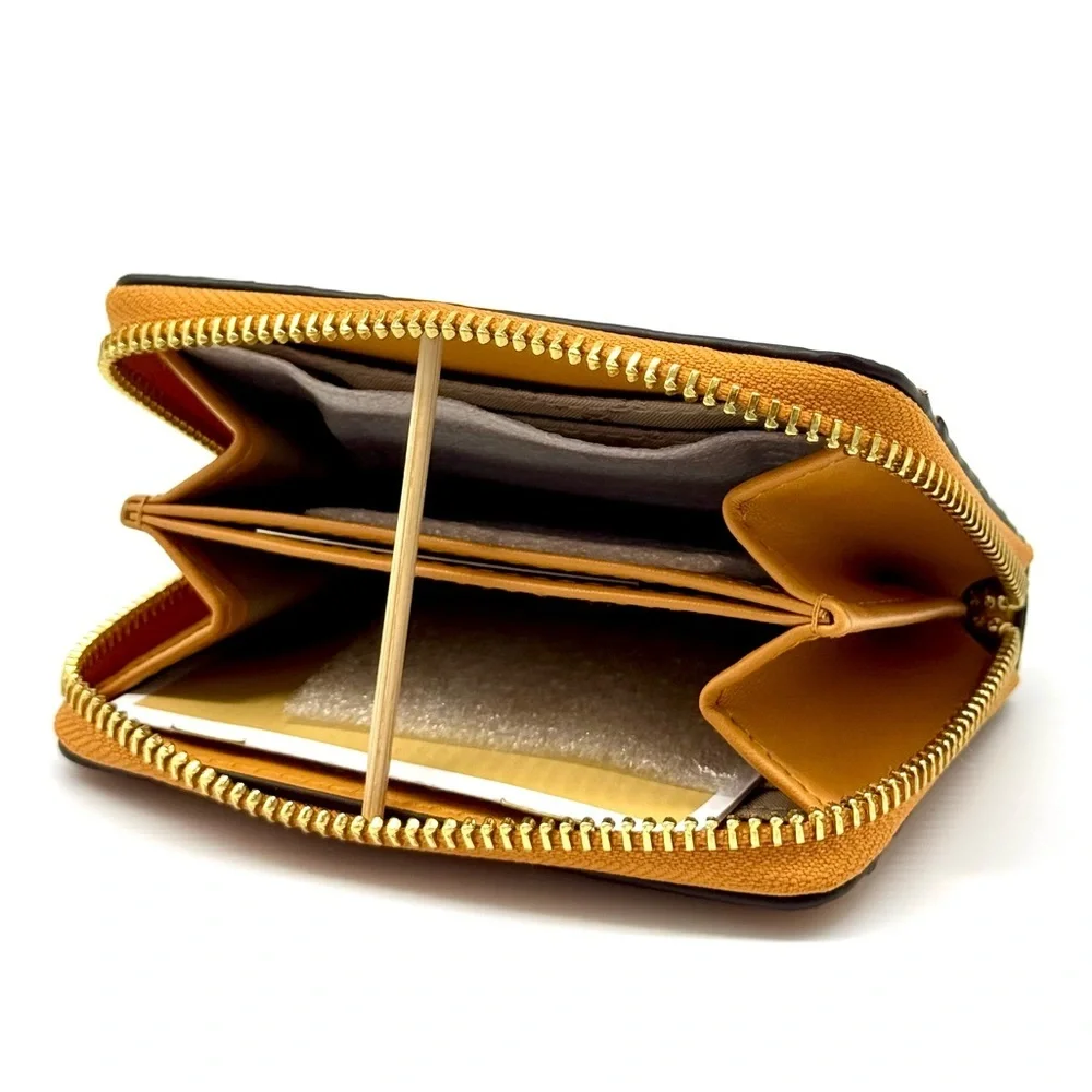 Michael Kors Medium ZA Card Case Wallet Cider
